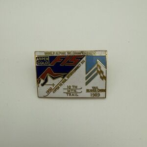 Aspen Colorado Ski Resort 1989 World Alpine Ski Championships Ski Pin